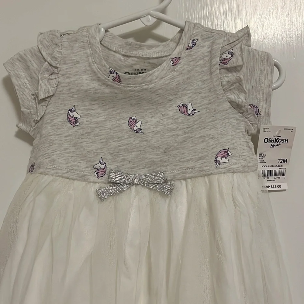 OshKosh B’gosh baby girl unicorn dress